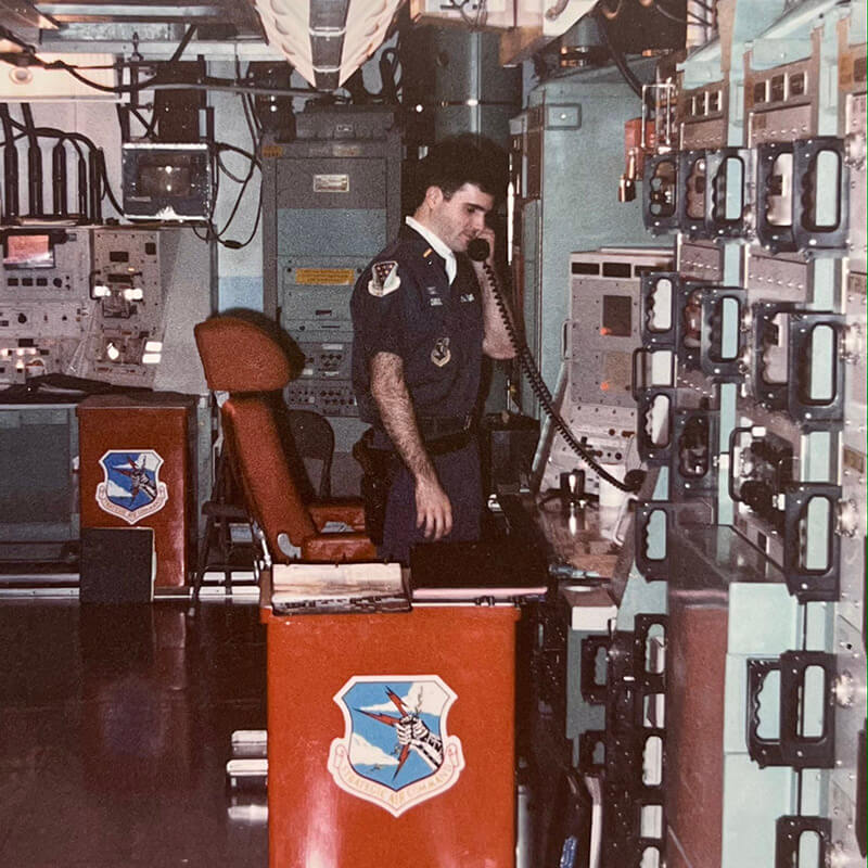 Frank Shuler photo while in the Air Force